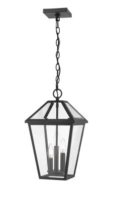 Three Light Outdoor Chain Mount Ceiling Fixture559663