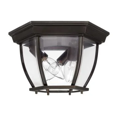 Three Light Outdoor Flush Mount738468