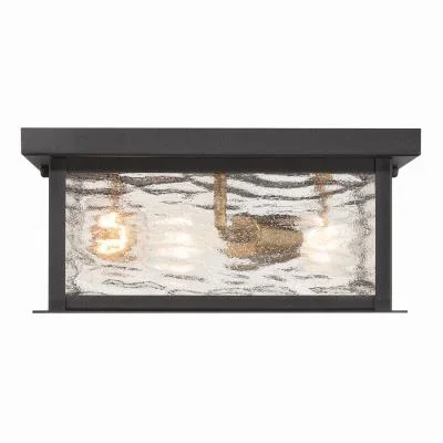 Three Light Outdoor Flush Mount9841778