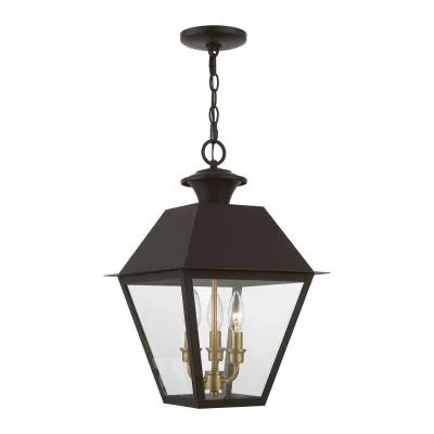 Three Light Outdoor Pendant8525975