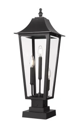 Three Light Outdoor Pier Mounted Fixture2357525