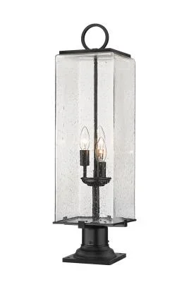Three Light Outdoor Pier Mounted Fixture4478568