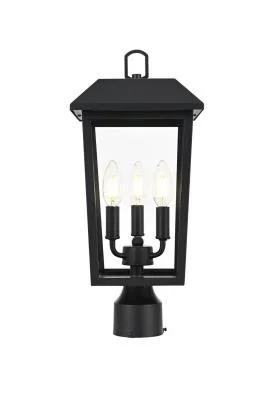 Three Light Outdoor Post Mount8264043