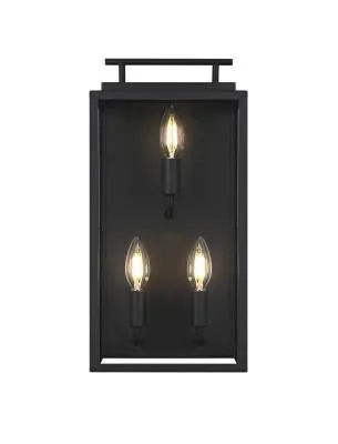 Three Light Outdoor Wall Sconce8264048