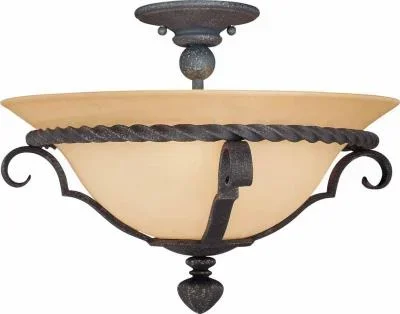 Three Light Semi Flush Ceiling Mount881043