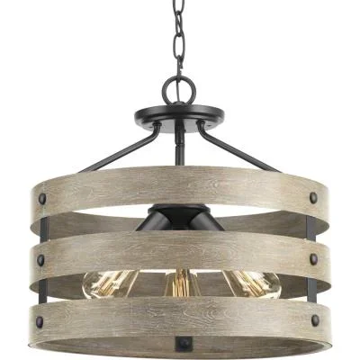 Three Light Semi-Flush Convertible565902