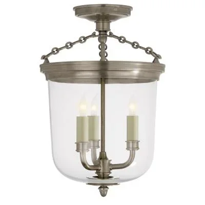 Three Light Semi-Flush Mount034089