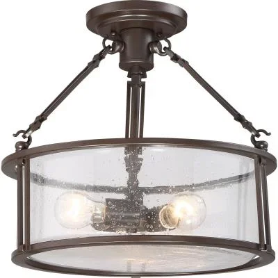 Three Light Semi-Flush Mount041220