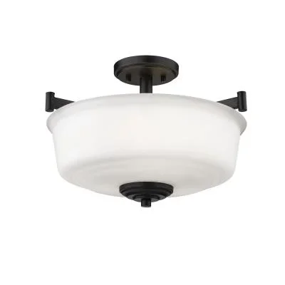 Three Light Semi-Flush Mount090849