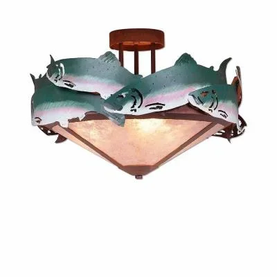 Three Light Semi-Flush Mount099380