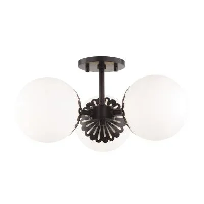 Three Light Semi Flush Mount139177