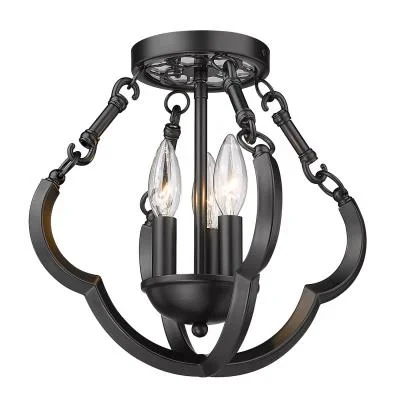 Three Light Semi-Flush Mount2021469
