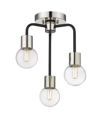 Three Light Semi Flush Mount2150697