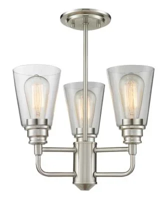 Three Light Semi Flush Mount215647