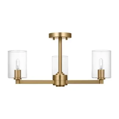 Three Light Semi-Flush Mount3036818