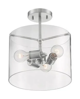 Three Light Semi Flush Mount3181011