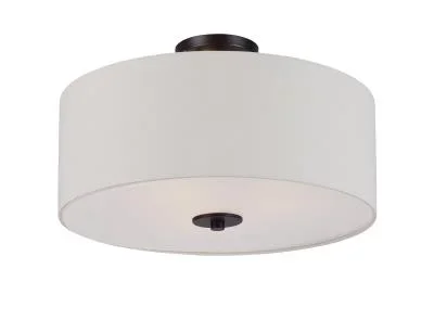 Three Light Semi-Flush Mount344335
