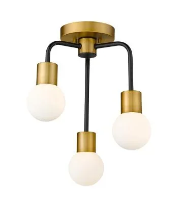 Three Light Semi Flush Mount4230696