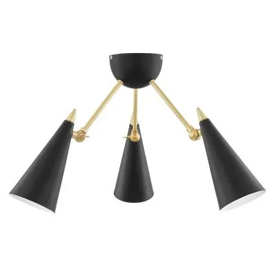 Three Light Semi Flush Mount4285182