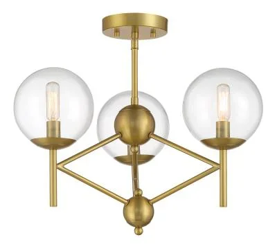 Three Light Semi Flush Mount4332100