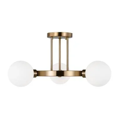 Three Light Semi-Flush Mount4393054