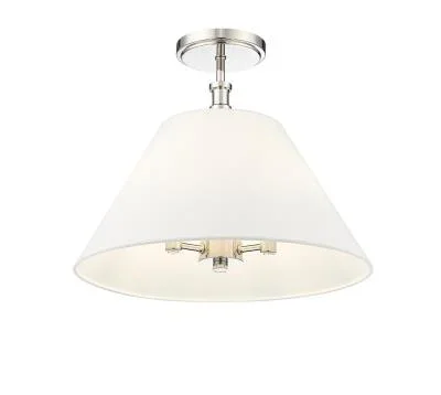 Three Light Semi-Flush Mount4529029