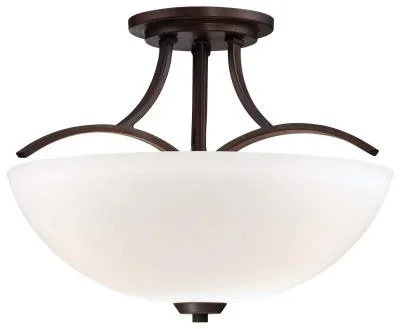 Three Light Semi Flush Mount483456