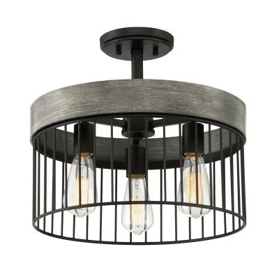 Three Light Semi Flush Mount6238151