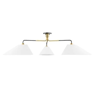 Three Light Semi Flush Mount6336008