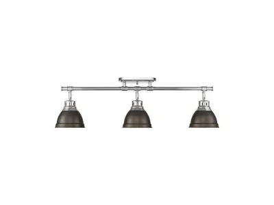 Three Light Semi-Flush Mount6408439