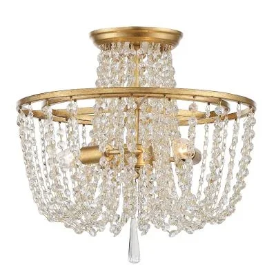Three Light Semi Flush Mount6468818