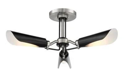 Three Light Semi Flush Mount6670429