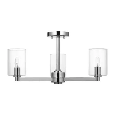 Three Light Semi-Flush Mount6760296