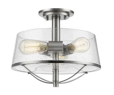 Three Light Semi Flush Mount710213