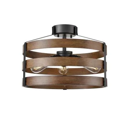 Three Light Semi-Flush Mount726743