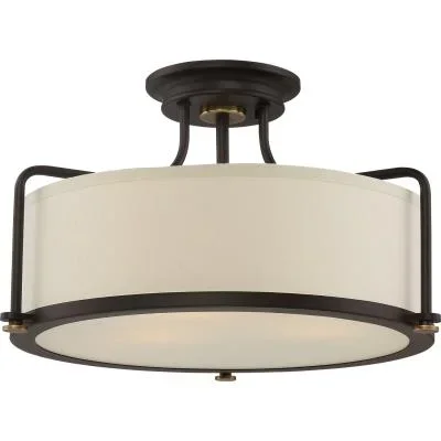 Three Light Semi-Flush Mount739541