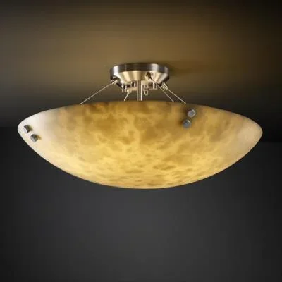 Three Light Semi-Flush Mount755487