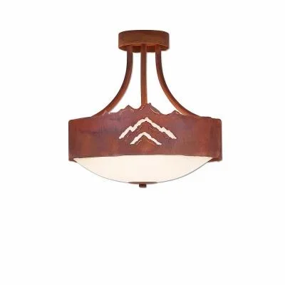Three Light Semi-Flush Mount833325
