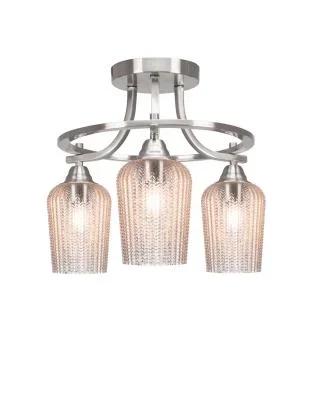 Three Light Semi-Flush Mount8546479