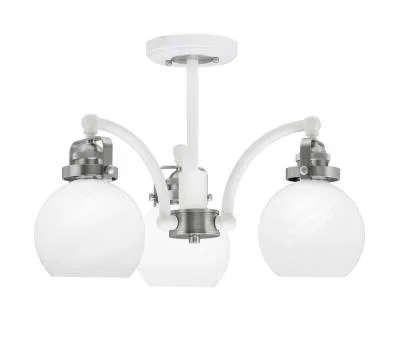 Three Light Semi-Flush Mount8615851
