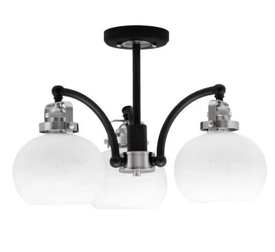 Three Light Semi-Flush Mount8615938