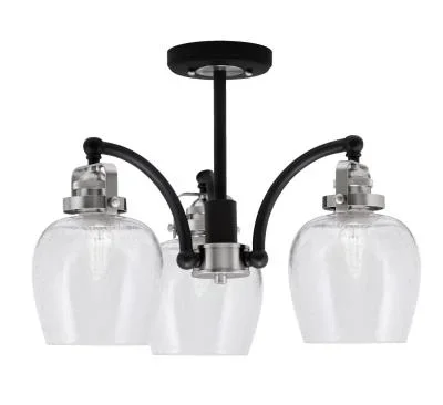 Three Light Semi-Flush Mount8615944