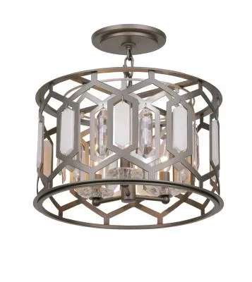 Three Light Semi Flush Mount8662191
