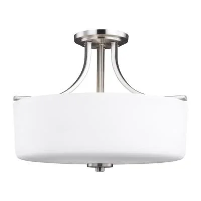 Three Light Semi-Flush Mount880448