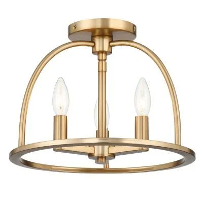 Three Light Semi Flush Mount8809173