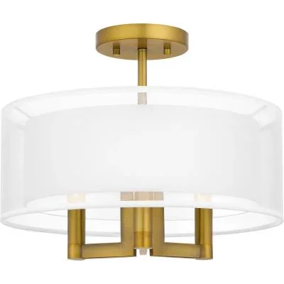 Three Light Semi Flush Mount9657583
