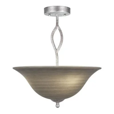 Three Light Semi-Flush309289
