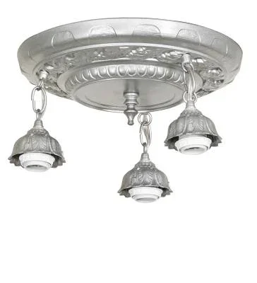 Three Light Semi-Flushmount Hardware8141744