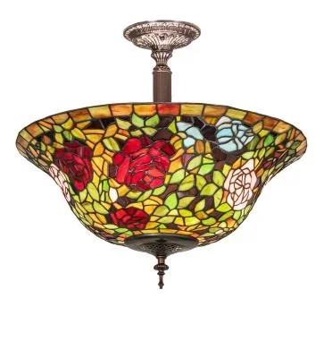 Three Light Semi-Flushmount8519385