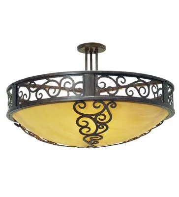 Three Light Semi-Flushmount8933692